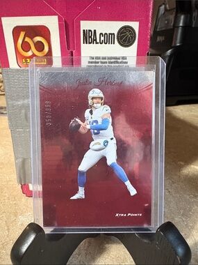 justin Herbert #’d Panini Football Card - /999 2024